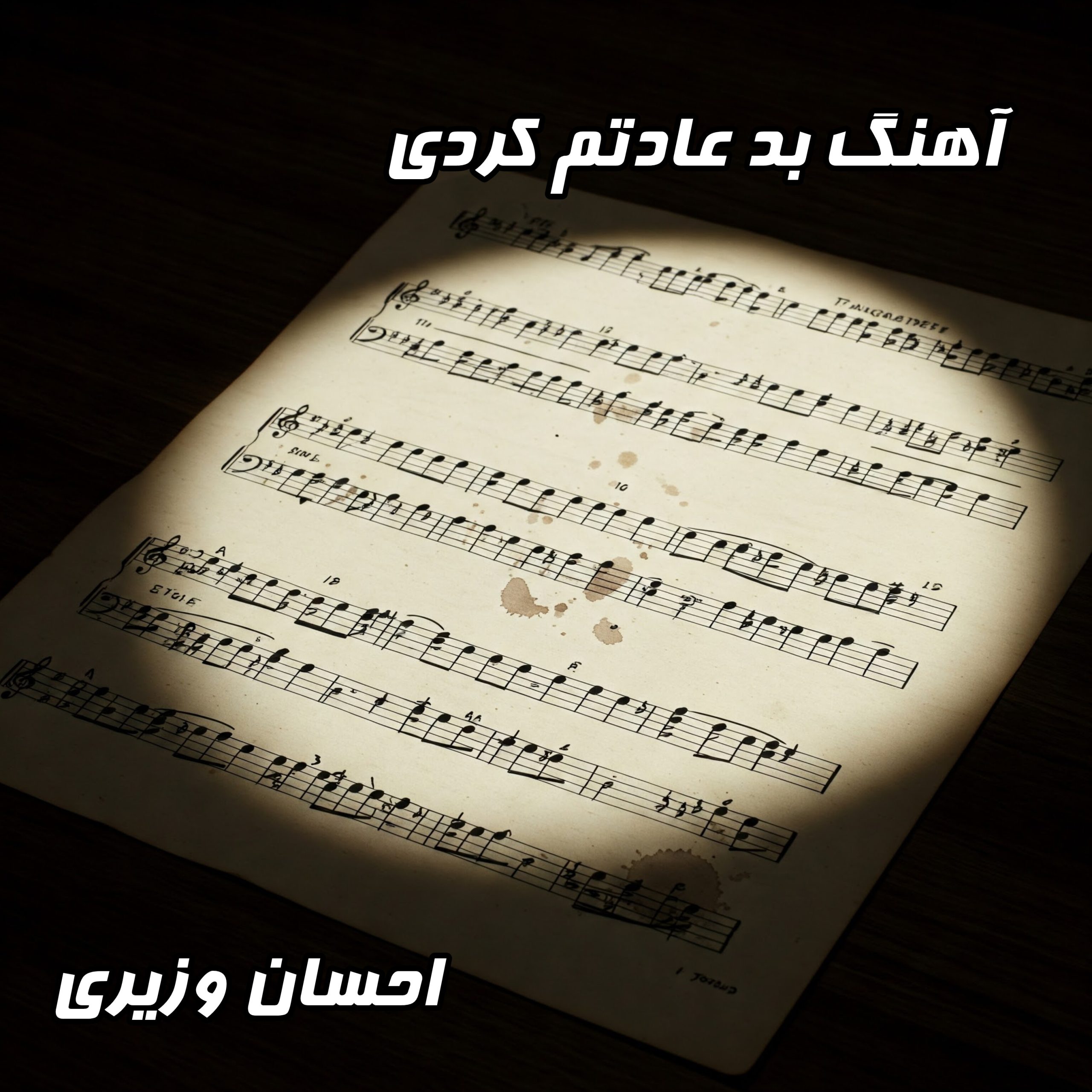 دانلود آهنگ جدید احسان وزیری – بد عادتم کردی با کیفیت عالی + متن ترانه