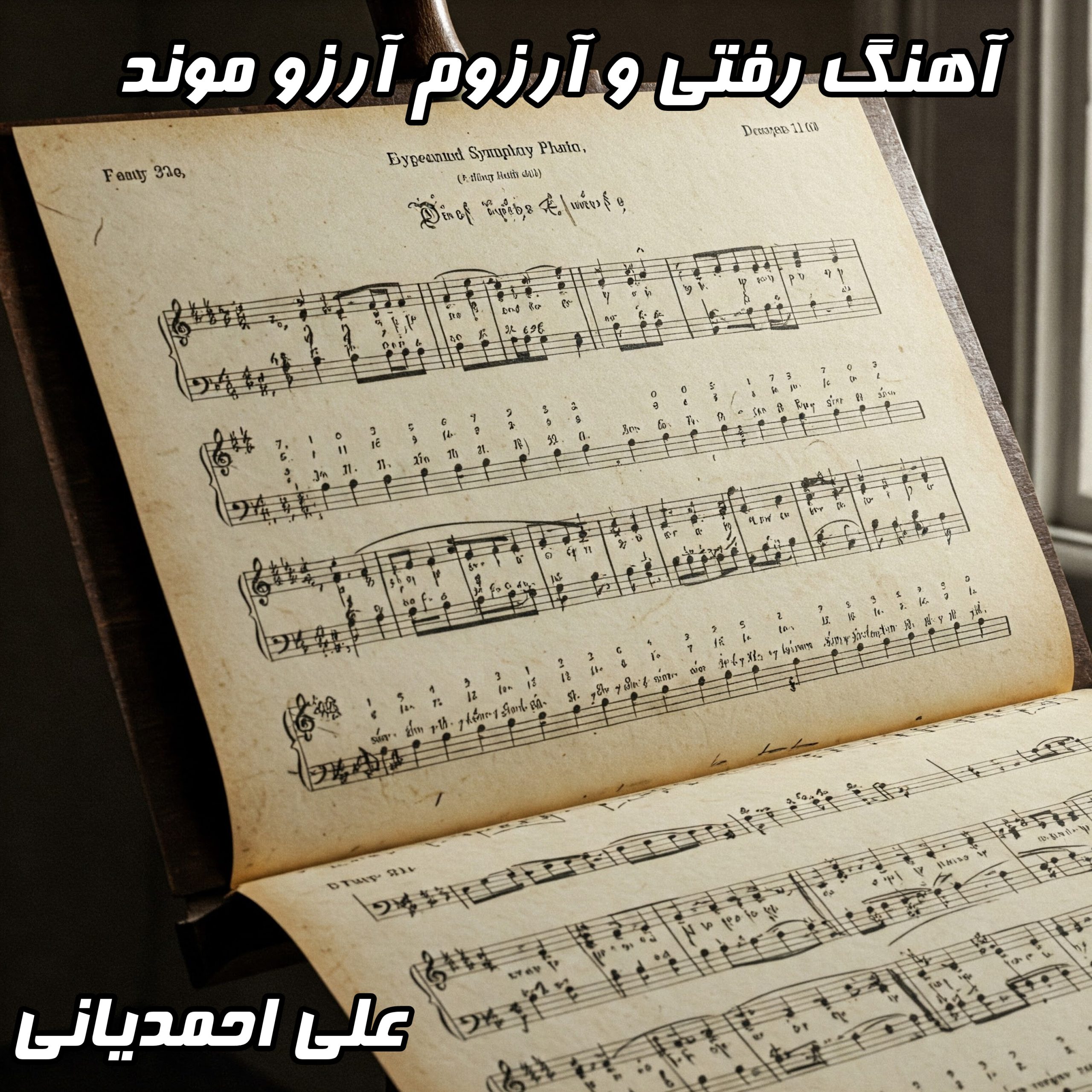 دانلود آهنگ علی احمدیانی به نام رفتی و آرزوم آرزو موند