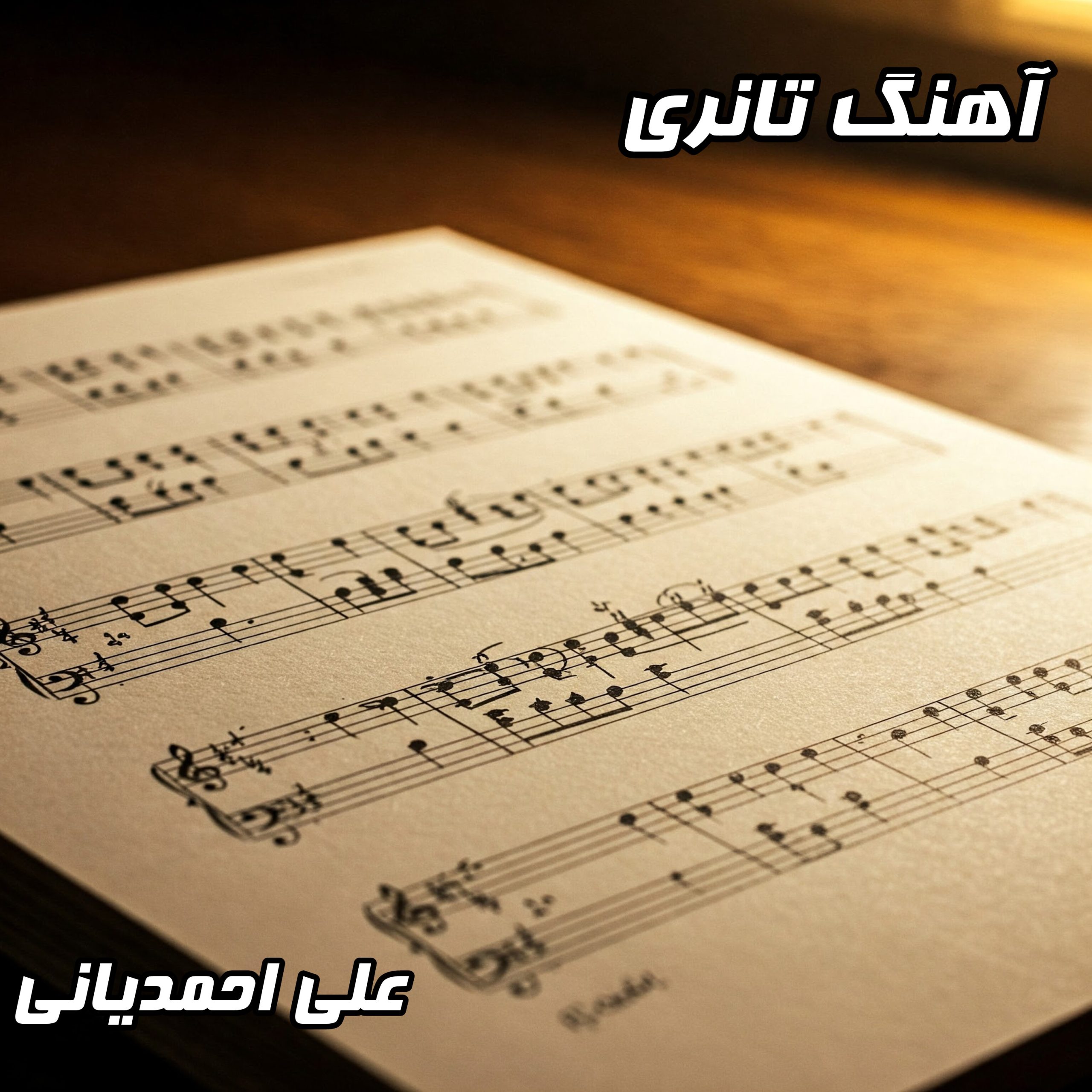 دانلود آهنگ تانری از علی احمدیانی با متن ترانه و کیفیت 320 و 128 (لینک مستقیم)