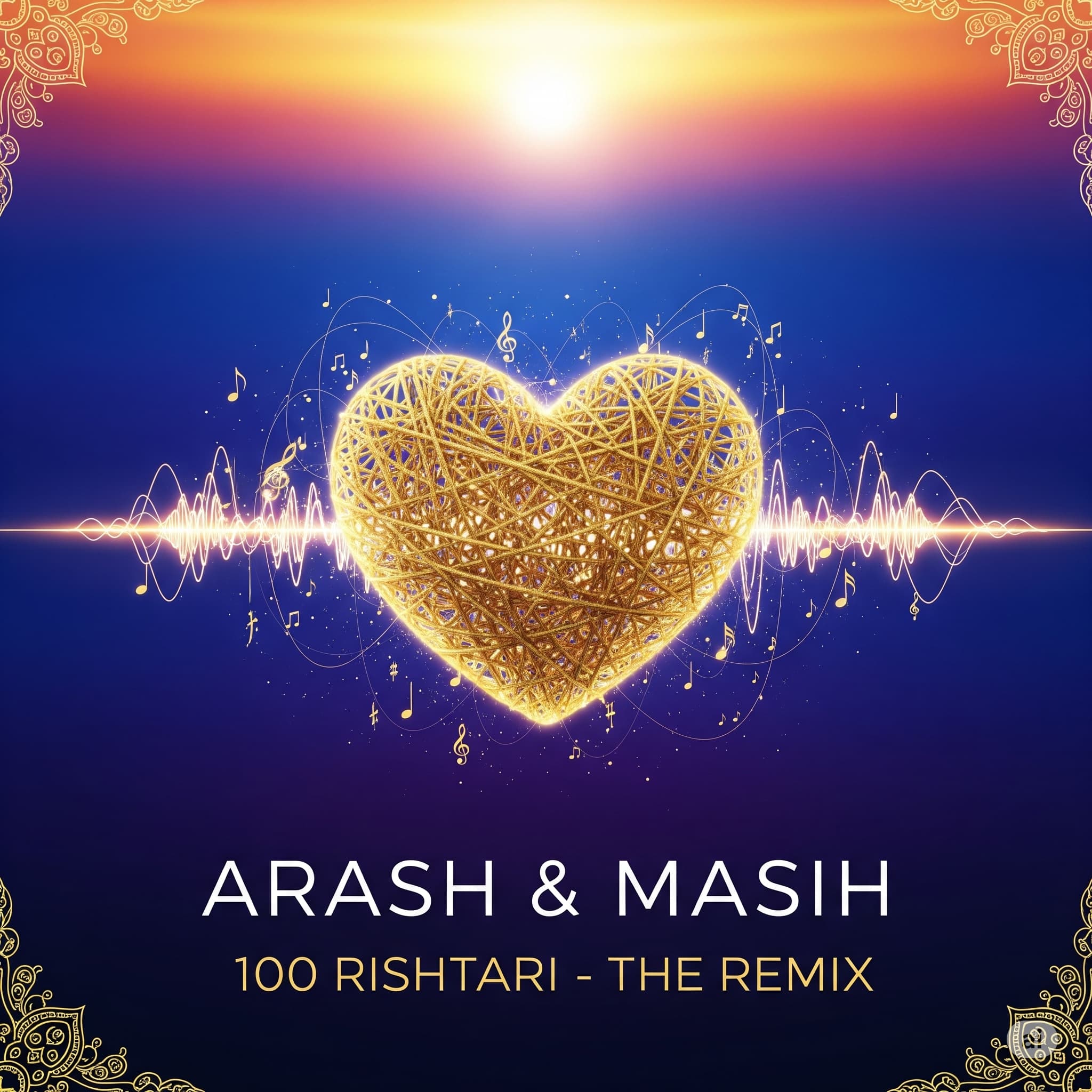 ریمیکس زیبای ۱۰۰ ریشتری از مسیح و آرش