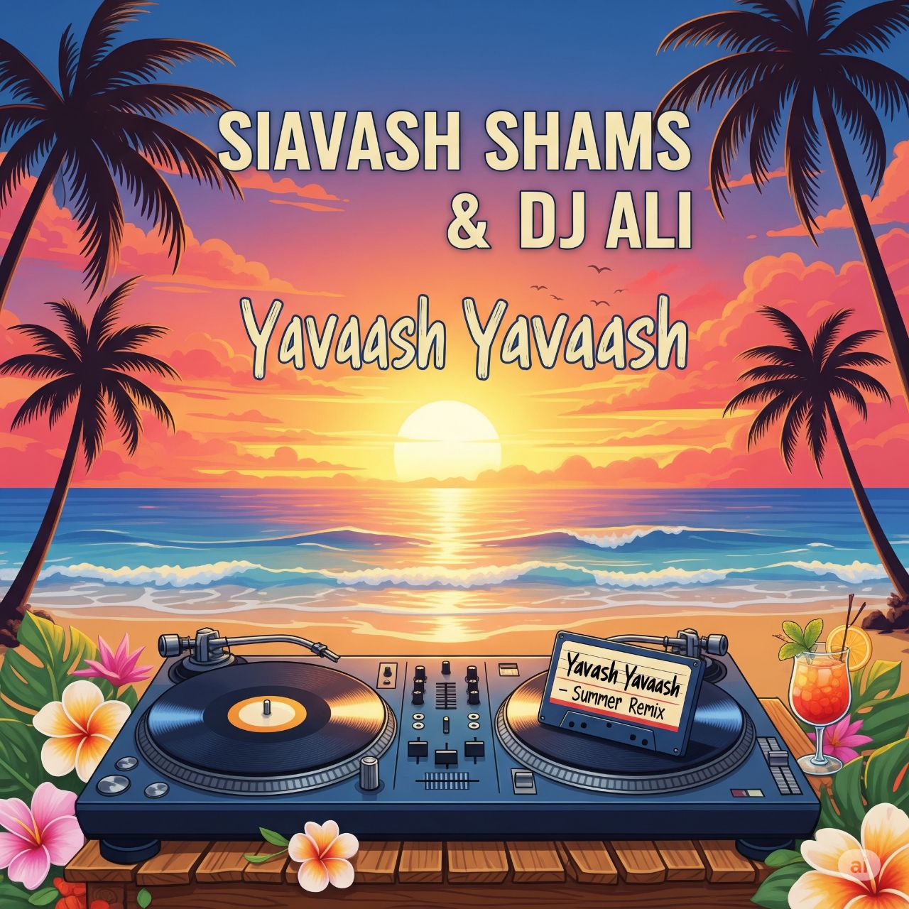 دانلود ریمیکس جدید "یواش یواش" اثر سیاوش شمس  برای تابستان