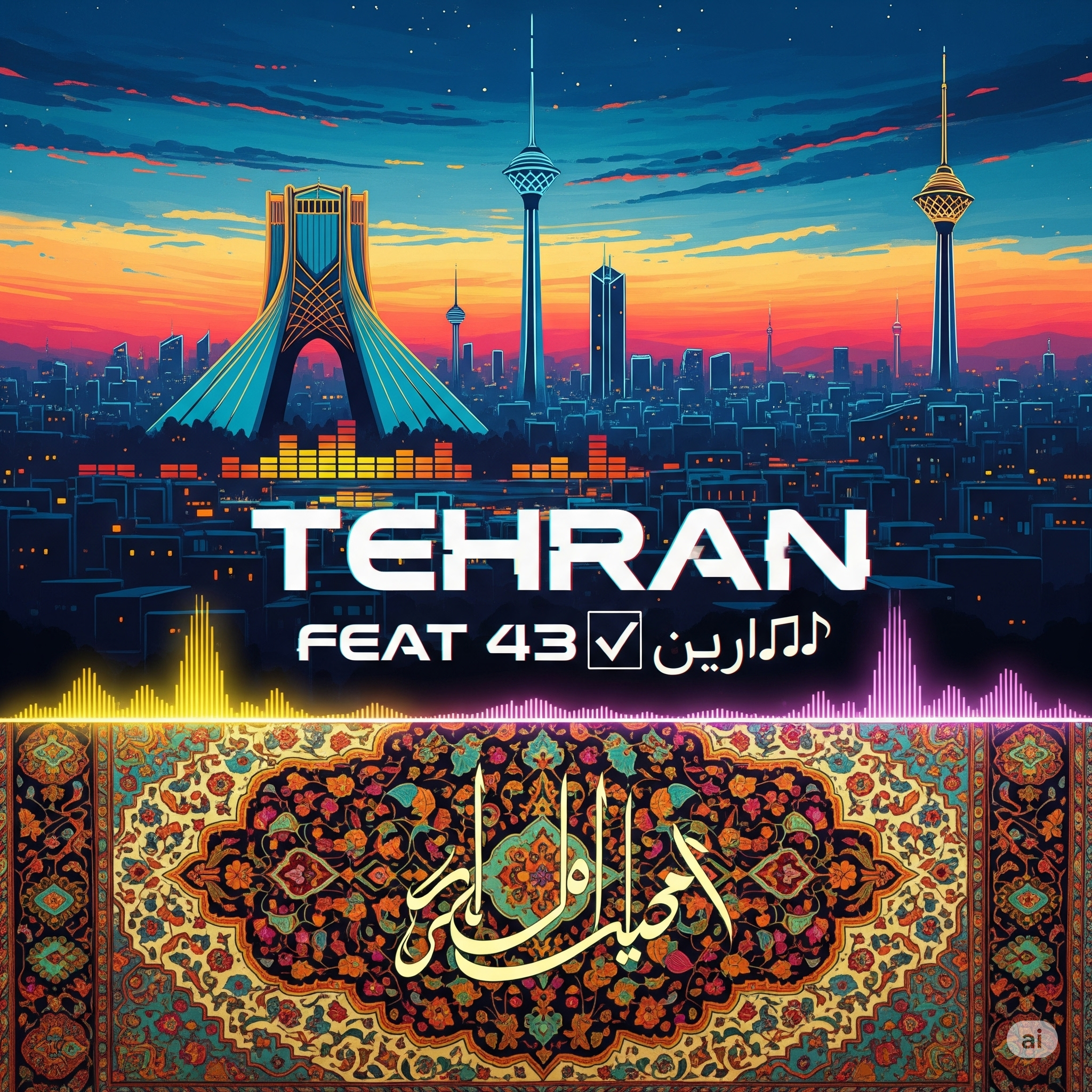 دانلود ریمیکس جدید تهران فیت ۴۳ از دیجی باربد